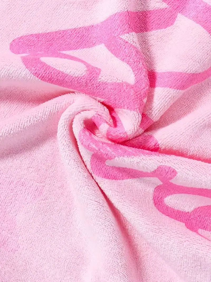 Мягкое бытовое банное полотенце Miniso Барби для ванной комнаты Kawaii впитывающее