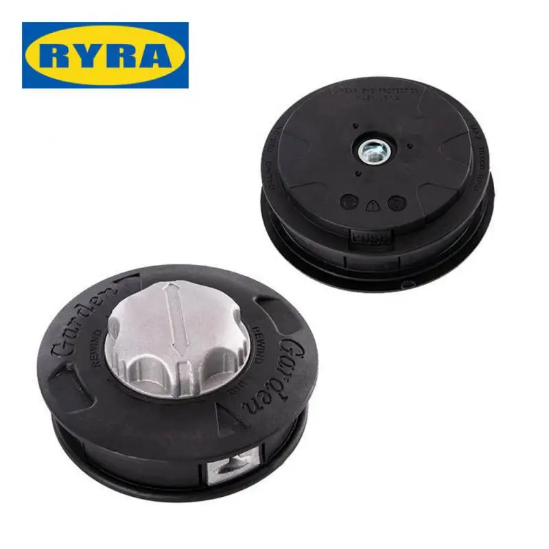 

Aluminum Nylon Brush Universal Grass Brush Mower Household Feed Line Trimmer Head Thread Line String Saw Creative Bump Spool M10