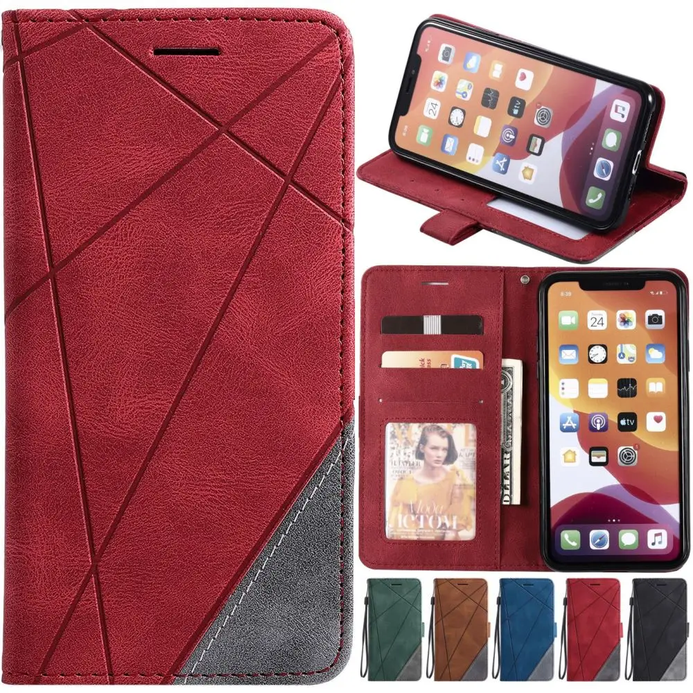 

Book Style Leather Phone Cover For Wallet Samsung Galaxy A13 A51 A71 S7 Edge S8 S9 S10 Plus S20 Fe S22 Ultra Note 9 10 Plus P21G