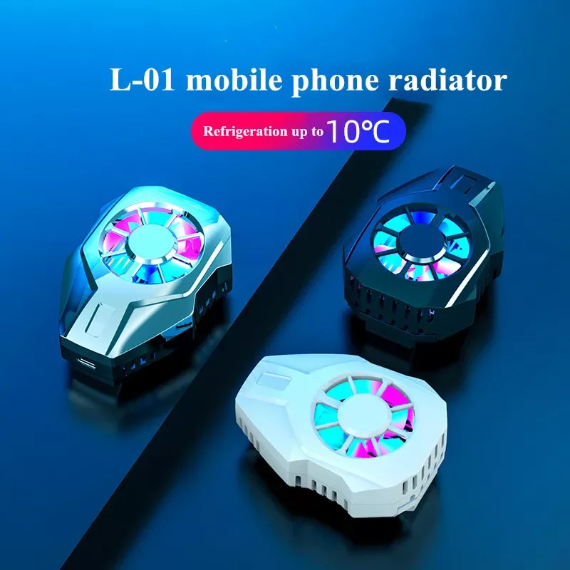 

Mobile Phone Radiator for PUGB Portable Universal Semiconductor Cooling Fan Case Cold Wind Handle for IPhone Android Cooler