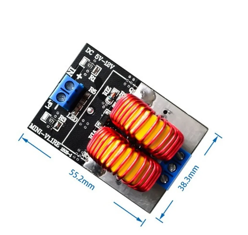 Горячая Распродажа 5-12V 120W Mini ZVS индукционная нагревательная доска Flyback