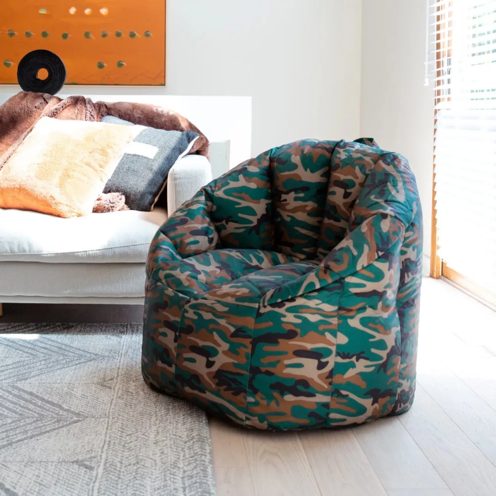 Big Joe Milano Bean Bag Chair, Smartmax 2.5ft, Navy 2023 New