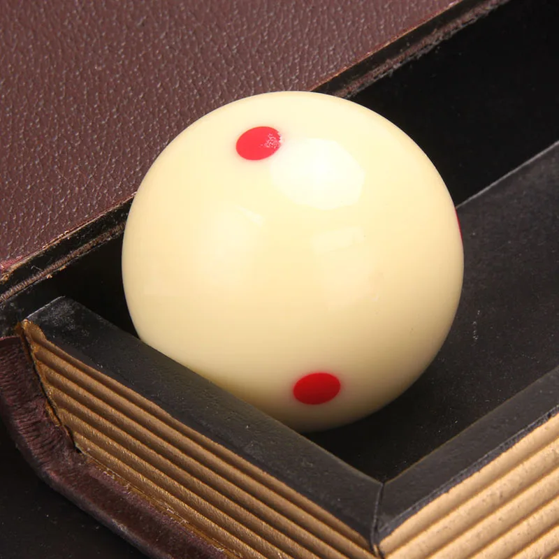 

Roundness Cue Ball Hardness 5.72cm Red 6 Dot Spot Measle Pool-Billiard Practice Resin Standard Training Hot 2018