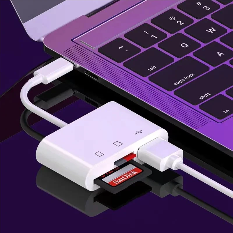 Тип C TF CF sD Card Reader Writer OTG Device Компактный Адаптер Флэш-накопителя USB-C Для iPad Pro Huawei