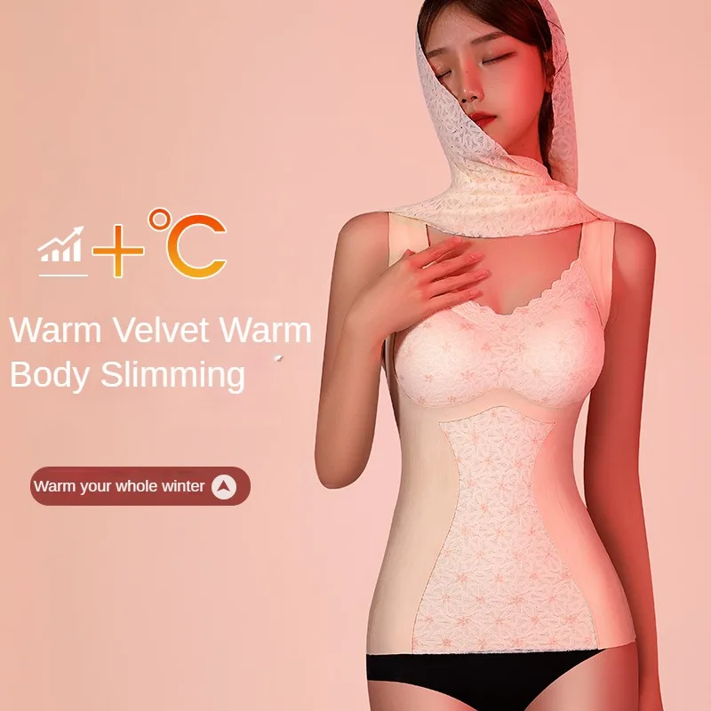 Кружевной топ пушистая кофта бюстгальтер сохраняющий тепло формирующий фигуру