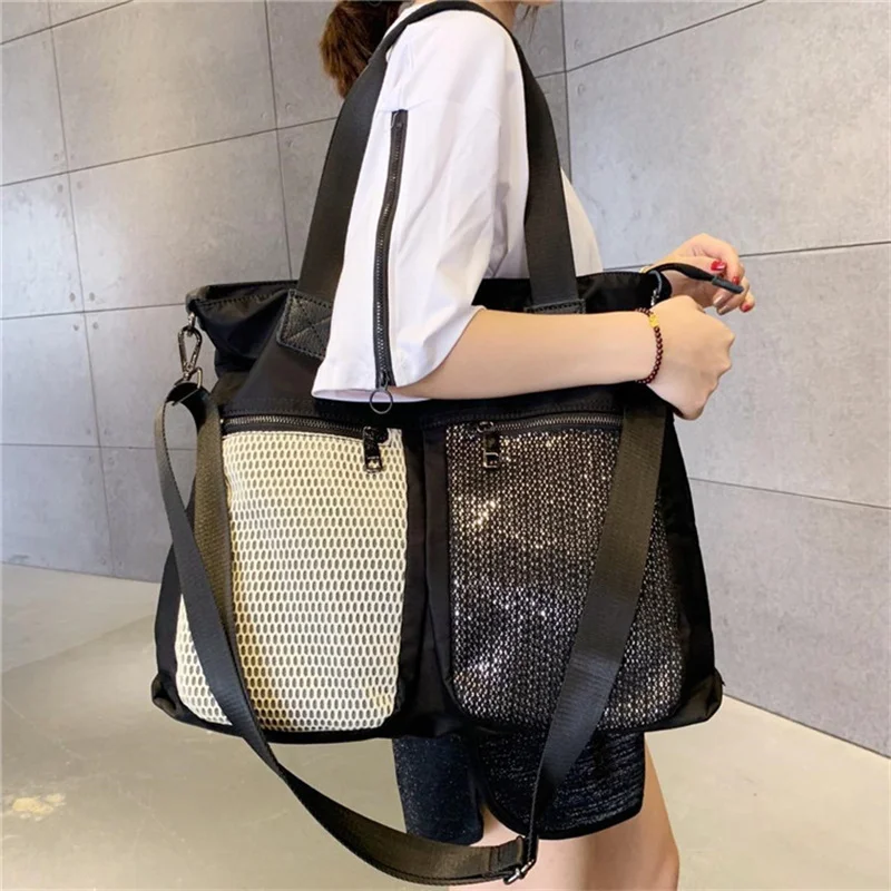 

Luxury Designer Handbag Shoulder Shopping Female 2022 Women Brand Tote Super Large Capacity Travel Bag Shopper Bag