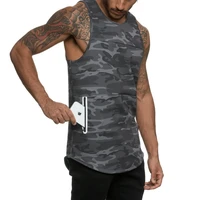 gym clothing for men vest breathable trend sports fitness training clothes top summer new