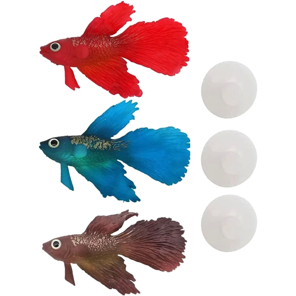 

3Pcs Decorative Compact Goldfish Decor Figure Compact Aquarium Decor Aquarium Accessory for Aquarium Tank Decor