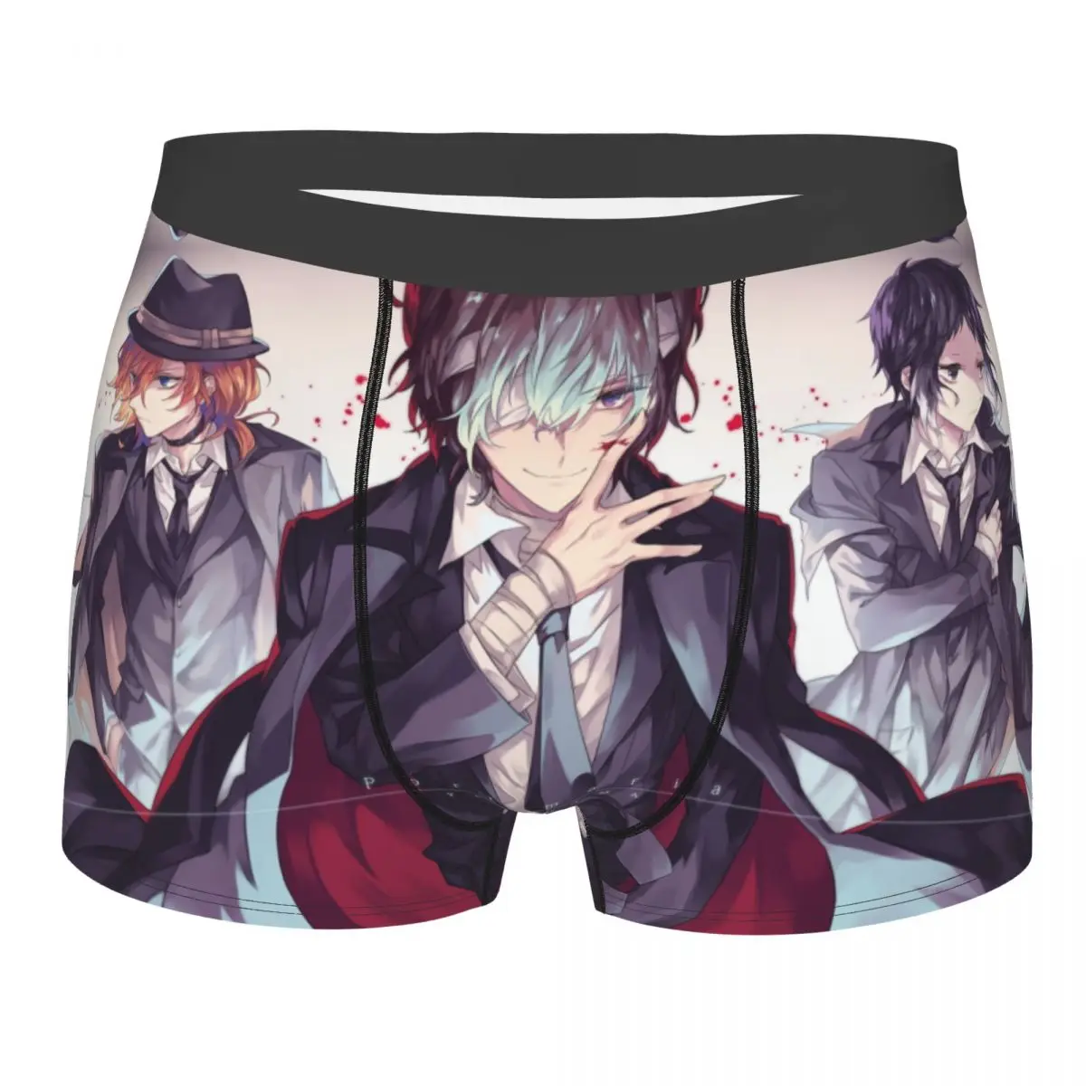 

Bungou Stray Dogs Wan Anime Underpants Breathbale Panties Male Underwear Ventilate Shorts Boxer Briefs