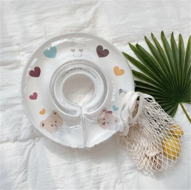 

Детское кольцо на шею в стиле INS для новорожденных, любящий медведь, оливковое кольцо для купания, детский плавательный бассейн с защитой от ...