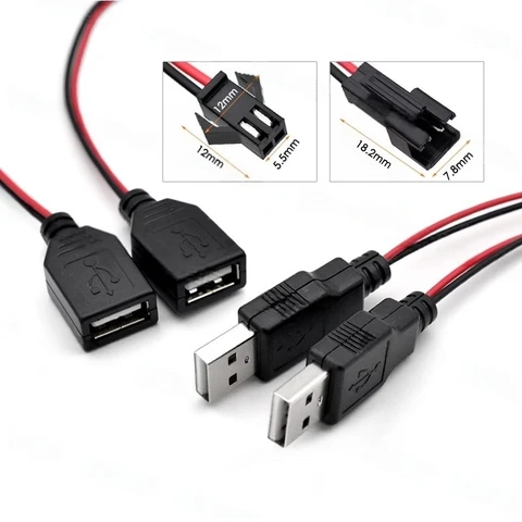 USB кабель папа-мама SM2.54