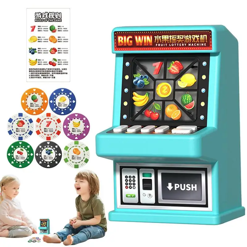 

Luck Play Machine Bank Funny Toy Fruit Lucky Play Machine Bank Creative Festival Gift Portable Fruit Luck Play Game For School