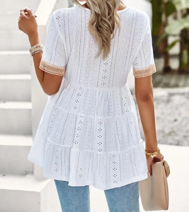 Рисунок 4 - Женская жаккардовая Блузка с V-образным