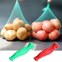 10pcs fruit and vegetable packaging net nylon woven mesh bag eco friendly thickened shopping bag gardening network multi sizes
