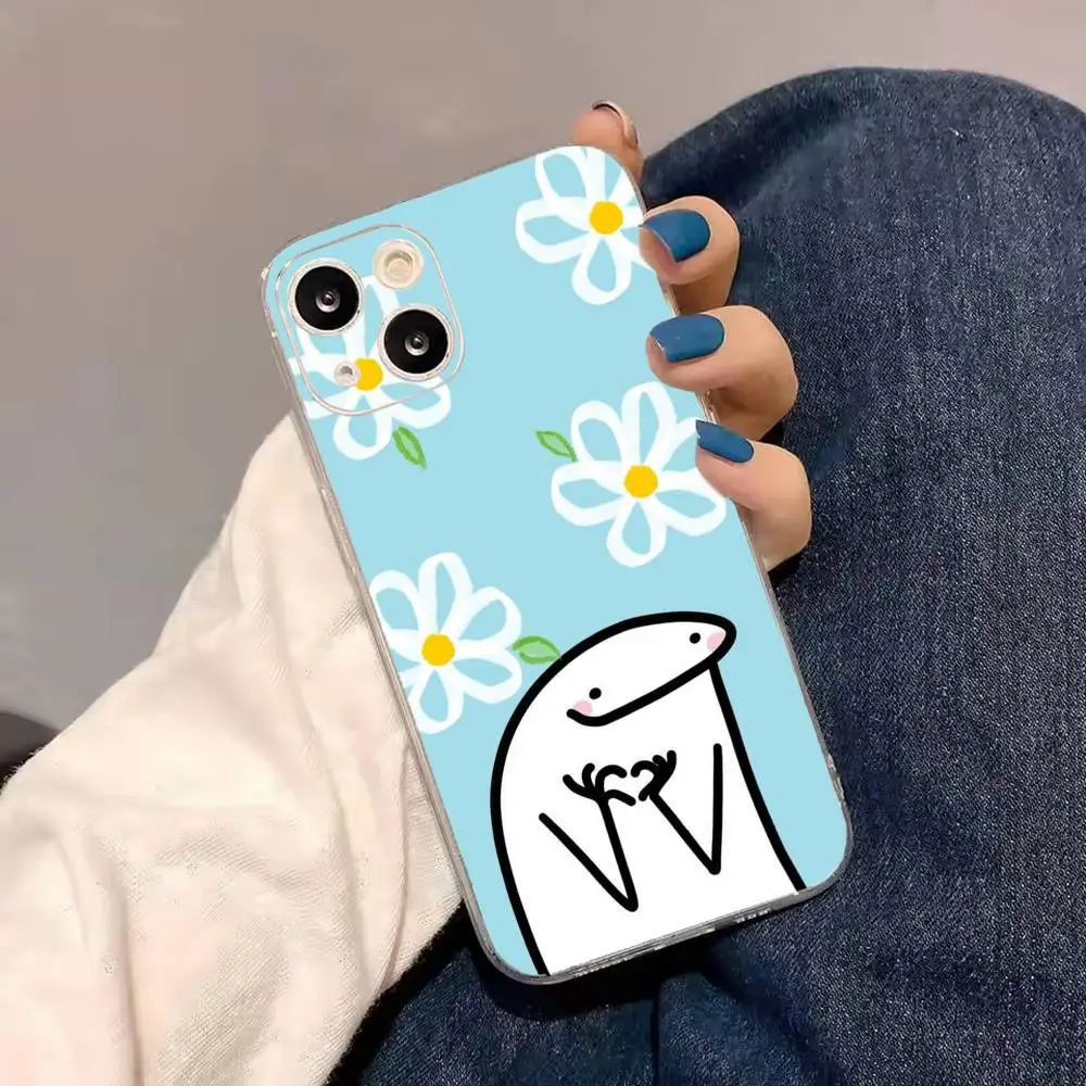 Фото Забавный чехол S-Stickerman F-Flork для iPhone 17, 16, 14, 13, 12, 11, 15 Mini Pro Max, прозрачная накладка №3