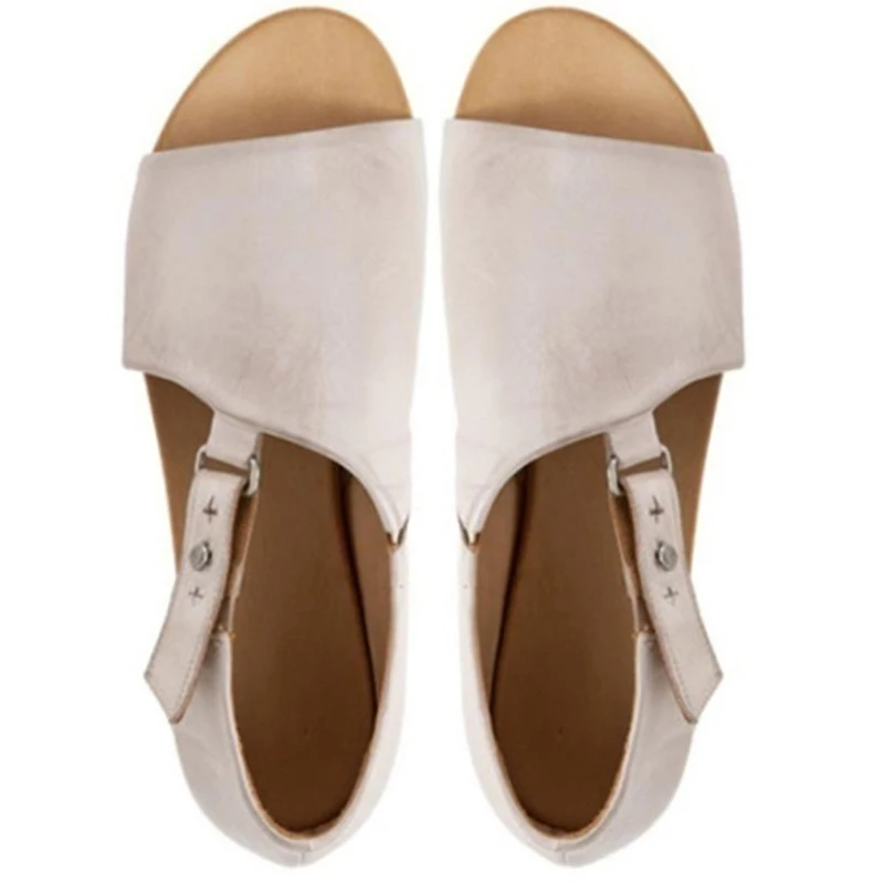 Beach Flat Buckle Gladiator Summer Ladies Fashion Open Toe Women Outdoor Sandals Rome Shoes Female Casual Peep Toe Sandalias