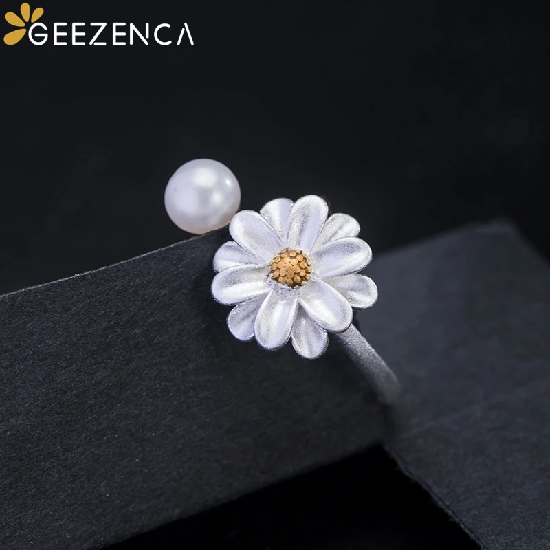 

Женское кольцо из серебра 925 пробы с натуральным жемчугом