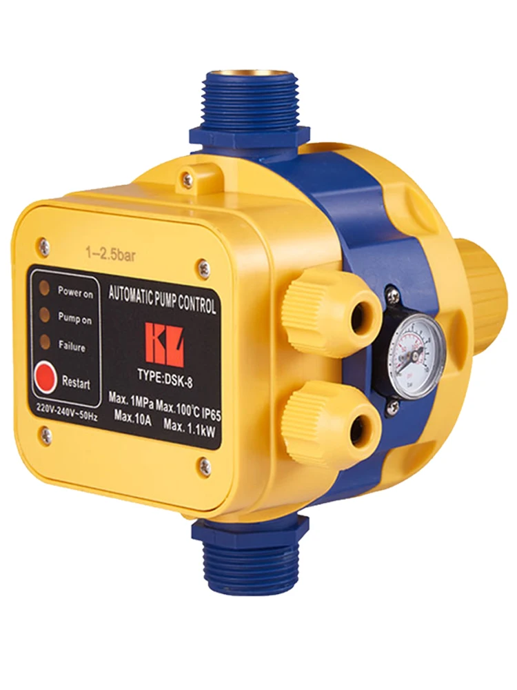 

Water pump water flow pressure switch Booster pump heat and water shortage protection Jinlong electronic intelligent adjustable