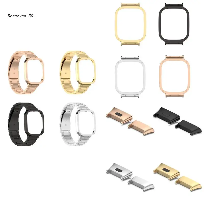 

Металлический ремешок для часов, ремешок для часов с защитой от царапин для Redmi watch 3 Mi watch lite 3