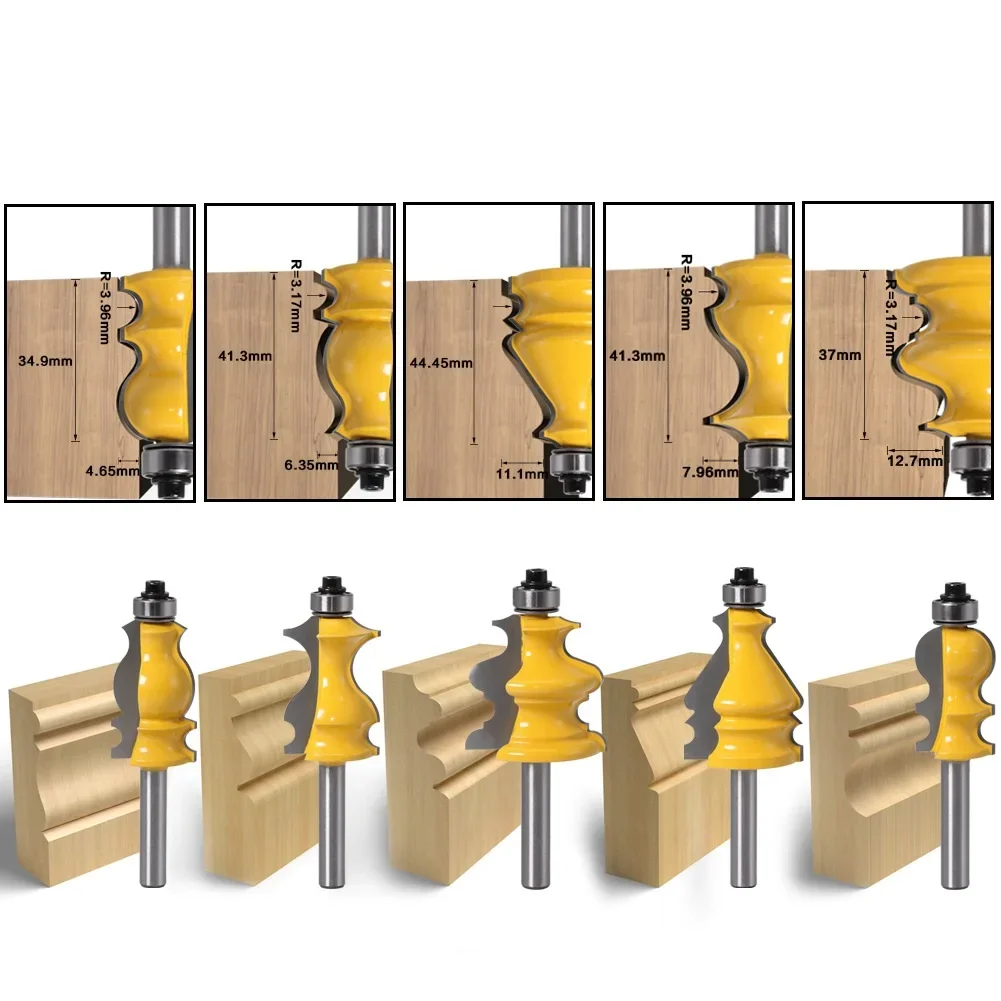 1 шт. 8 мм корпус и основание набор фрез лесной нож с ЧПУ деревообрабатывающий