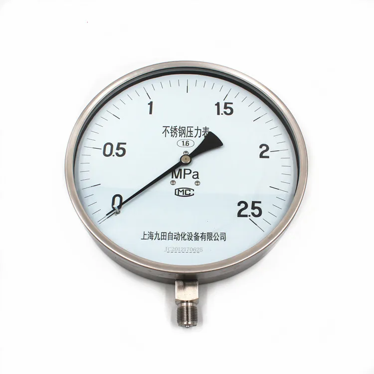 

Манометр из нержавеющей стали, 0-250 кПа