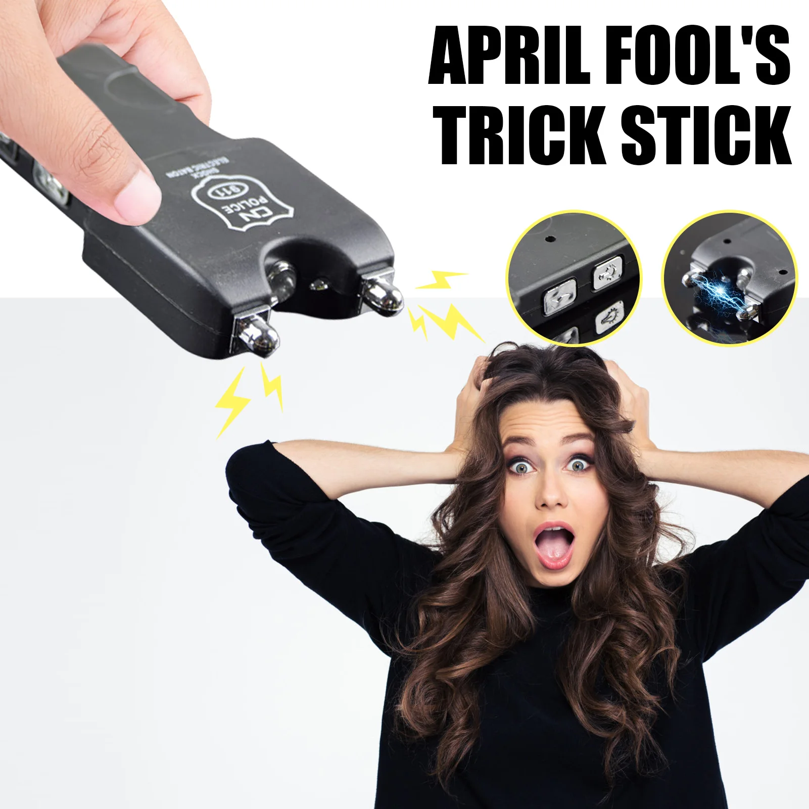 Портативная Игрушка-палочка с электрошоком безопасная и экологически чистая