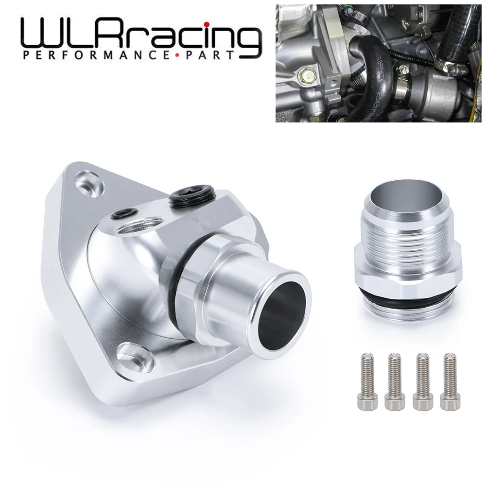 

WLR RACING - For Acura Honda Civic K20/K24 K-Swap Swivel Neck Thermostat Cooling Component Housing radiator hose WLR-CTT01