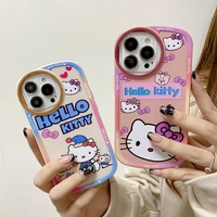 bandai hello kitty doraemo phone case for iphone 11 12 13 pro max 8 7 6 6s plus x 5 xr xs cover