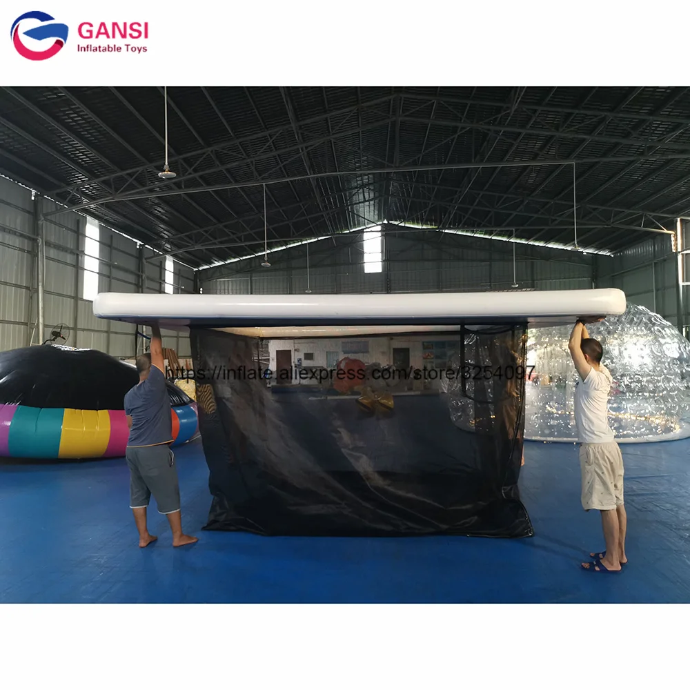 5x5x2 1 м индивидуальный мобильный надувной морской бассейн DWF материал Плавающий