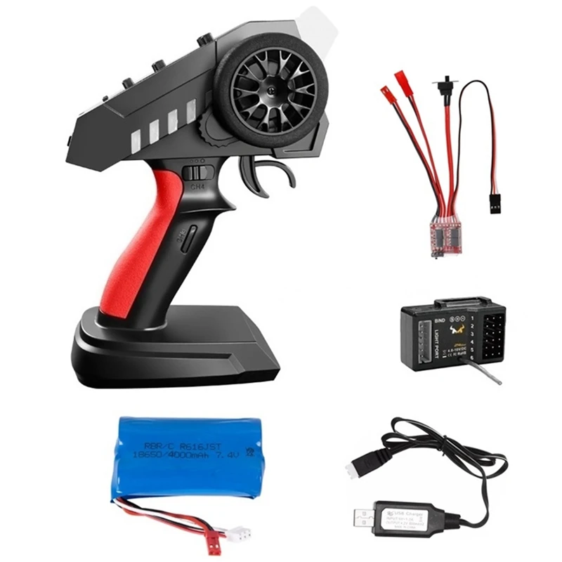 

Комплект передатчика 6CH 2,4G ESC для MN D90 MN99S MN78 MN86 WPL C14 C24 B14 B24 B16 B36 Радиоуправляемая машина