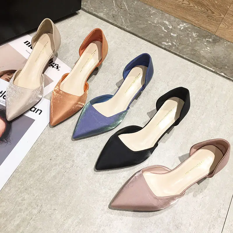

Women's Pointed Heels 3-5cm Comfortable Non Slip Shoes Solid Party Dress Shoes