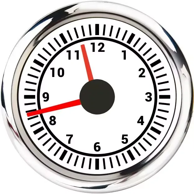 

Цифровой автомобильный датчик 12 В, 24 Вольта, 52 мм, 2-дюймовые часы, 12-часовой датчик, 8 цветов, подсветка для автомобиля, грузовика, яхт