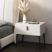 simple modern nightstands light luxury bedroom art solid wood nordic bedside table closets storage cabinet muebles furniture 6