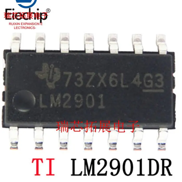 

30pcs original new LM2901DR LM2901 four-voltage comparator IC chip SOP-14