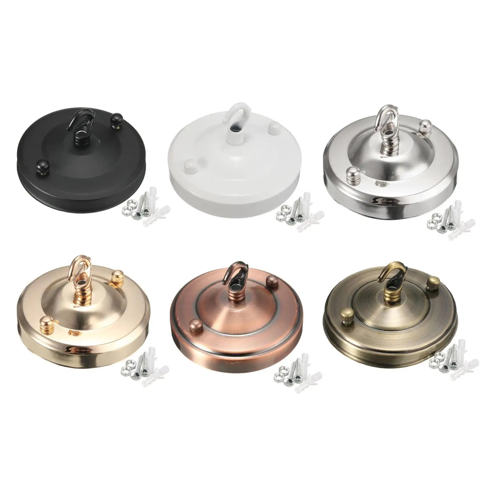 

Ceiling Rose Hook Plate Ceiling Lamp Lighting Fixing Plate for Living Room