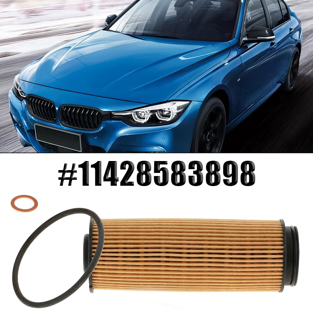 

Engine Oil Filter For BMW F20 E80 G12 340i 440i 540i M240i 3.0L #11428583898,11-42-8-583-898 Made Using High Quality Filter Mate