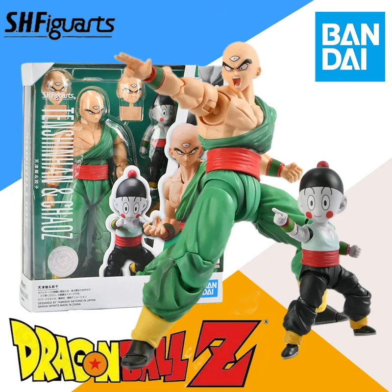 

Фигурка Bandai S.H. Фигурки SHF, драконий жемчуг Z, теншиньхан и чаоз, аниме экшн-фигурка, сражающаяся модель, игрушка, подарок для детей