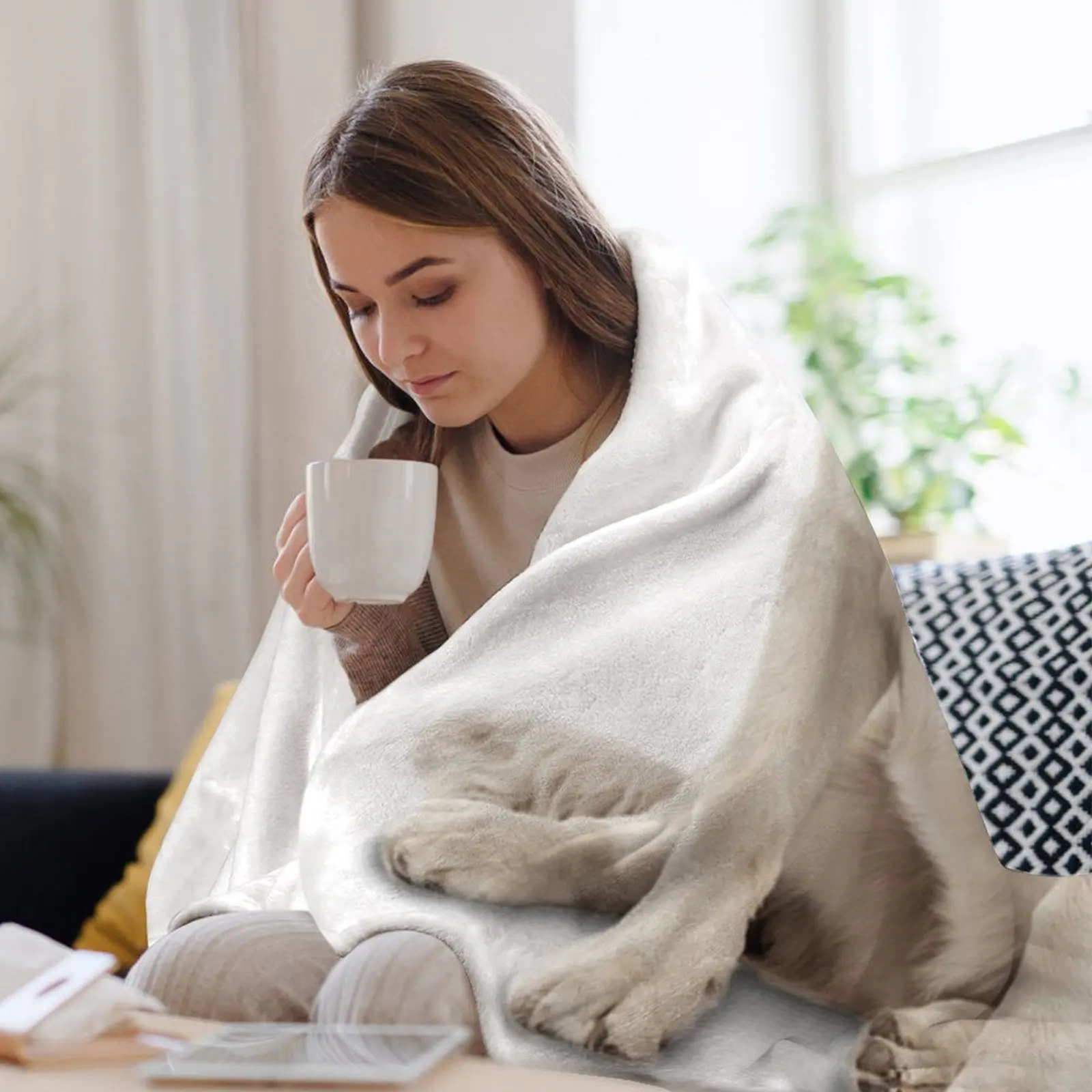 Одеяло для декоративных диванов с пациентом Сенбернард винтажные одеяла детские