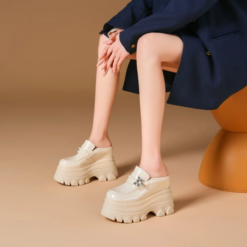 Женские полутапочки Baotou на высоком каблуке лето 2024 новые модные женские