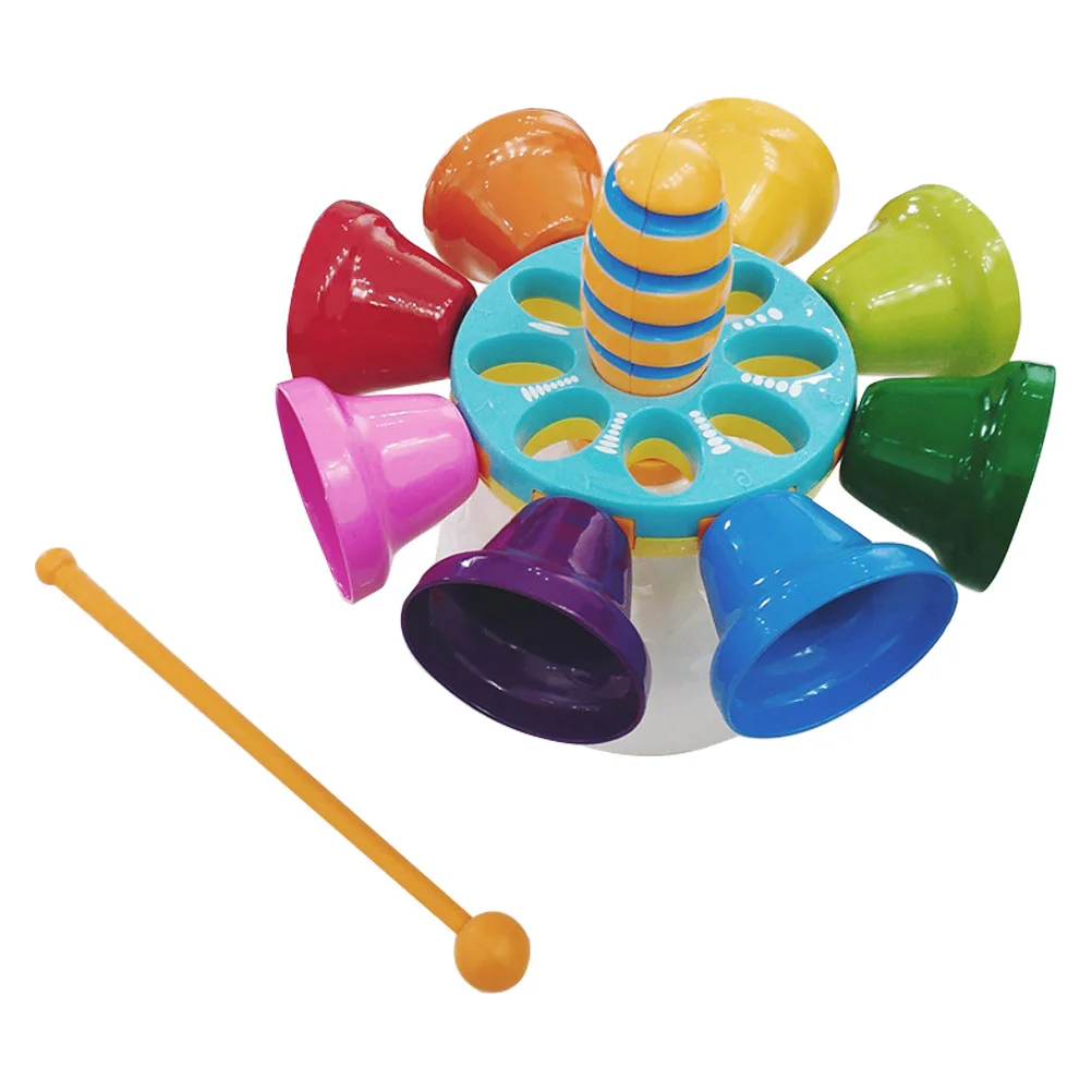 

Rotating Bell Instrument Baby Percussion Preschool Toy Childrens Toyss Birthday Present Steel Sheet Musical