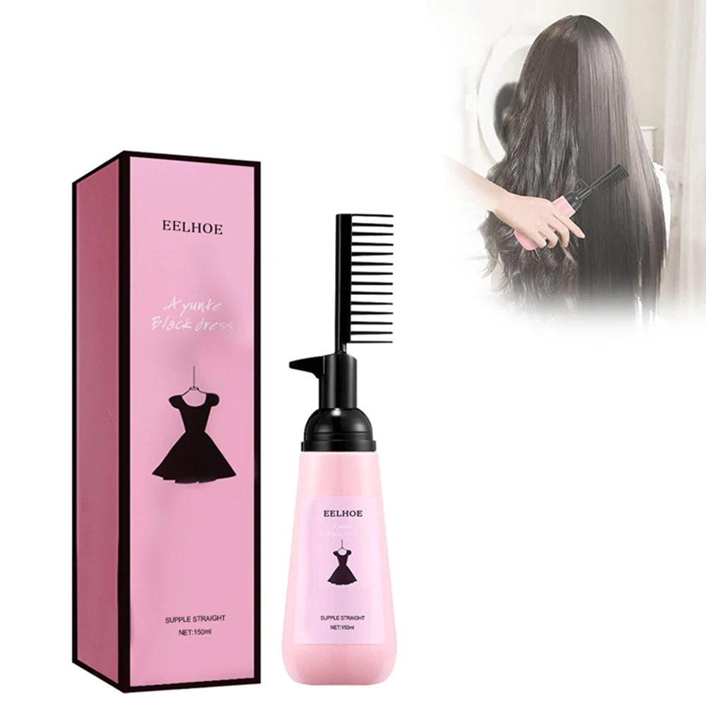 

Крем для прямых волос 3 сек., протеиновое лечение для выпрямления волос, 1 шаг, профессиональный результат, уход за волосами