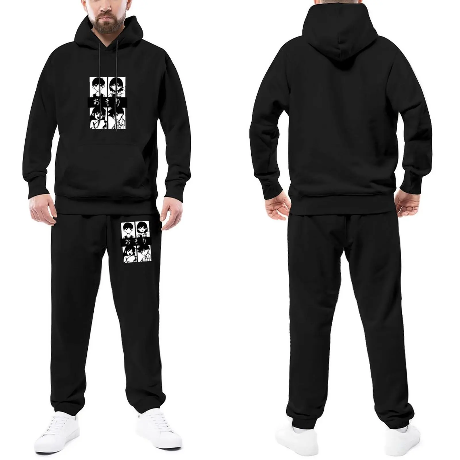 

Trapstar Tracksuits Omori Kel Aubrey Hero Custom Jogger Sets Men Video Game Hooded Suits Winter Stylish Sweatsuits Large Size