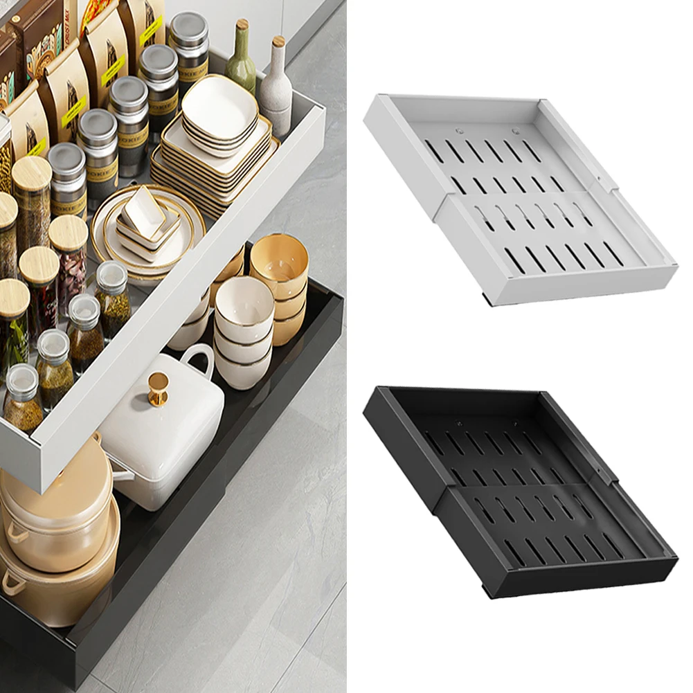 Выдвижной органайзер для шкафа сверхпрочные выдвижные ящики фиксируются