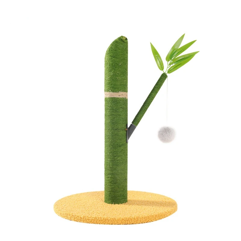 Когтеточка для кошек маленькая скалолазания панда Бамбуковая сизаль игрушка