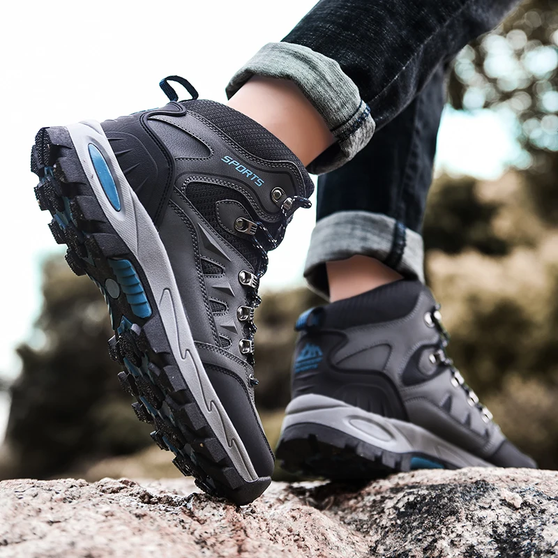 Sneakers Men and Women Hiking Shoes Comfortable Trekking Footwear Breathable Mountain Climbing Shoes Wear-resistant Senderismo