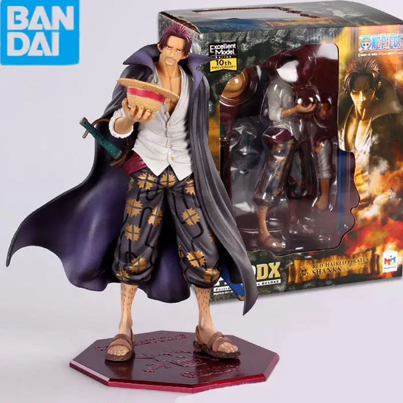 

Anime One Piece Action Figure Shanks Red Hair Shanks New World Four Kings Pvc Model Toys Collectibles Gifts