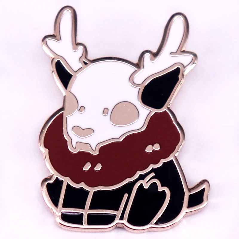 Брошь медная Kawaii Deer Monster