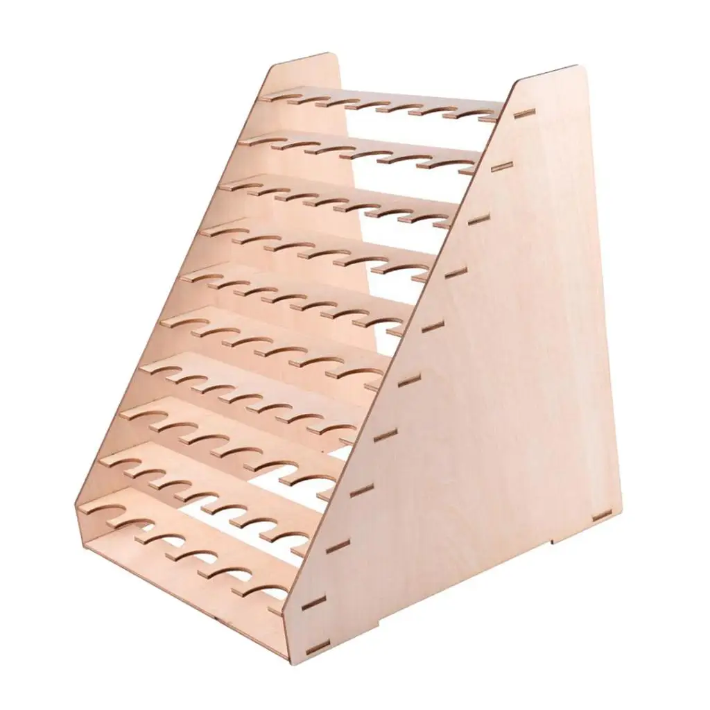 

DIY Paint Wood Pigment Paint Modular Organizer Storage Holder Tools