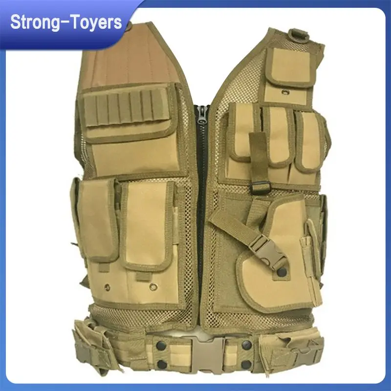 

Army Tactical Equipment Military Molle Vest Hunting Armor Vest Airsoft Gear Paintball Combat Protective Vest For CS Wargame 8