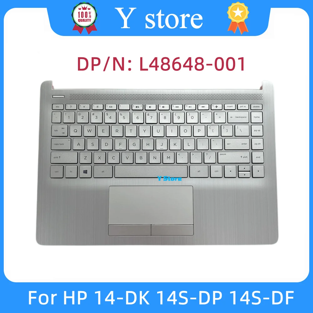 

Y Store, новая подставка для рук, верхняя фотоклавиатура, панель для сенсорной панели для HP 14-DK 14S-DP 14S-DF 14S-CR 14S-CF